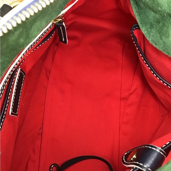 Dooney & Bourke Black Satchel with Gold Accents - Picture 14 of 16